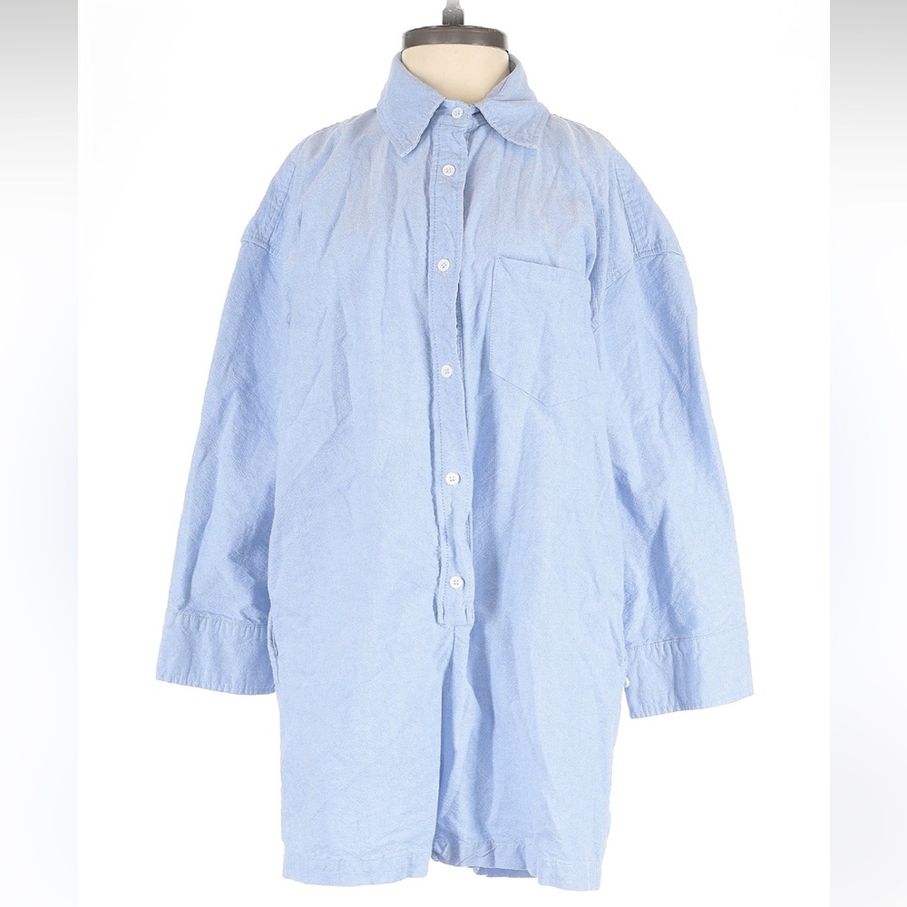 Vici Light Blue Denim Romper - Size Small